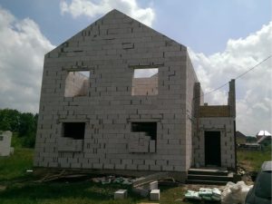 Строительство блочного дома 215 м2